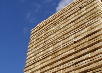 Schnittholz-Lager bei Nord-Süd-Holz in Weyhe bei Bremen